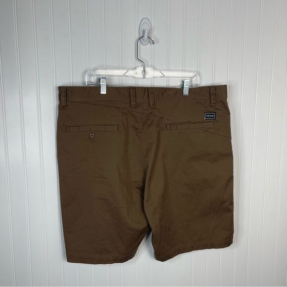 Volcom MENS Shorts 40 Brown Volcom Frickin Teller Shorts Casual - Picture 5 of 10